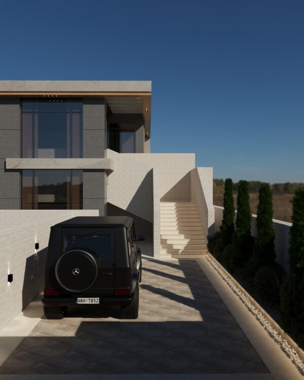 Exterior Design- villa entrance design